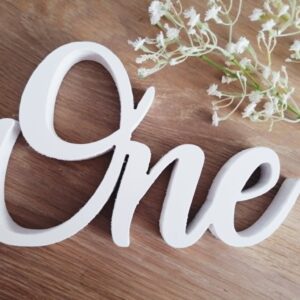 One