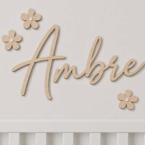 Prénom avec fleurs