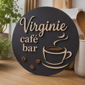 Plaque café