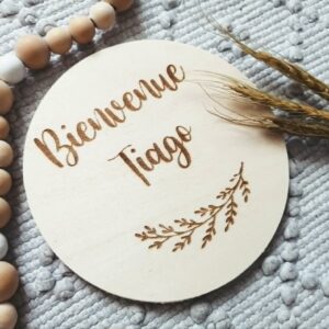 Pancarte "bienvenue"