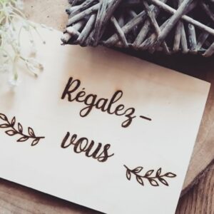 Pancarte "Régalez vous"